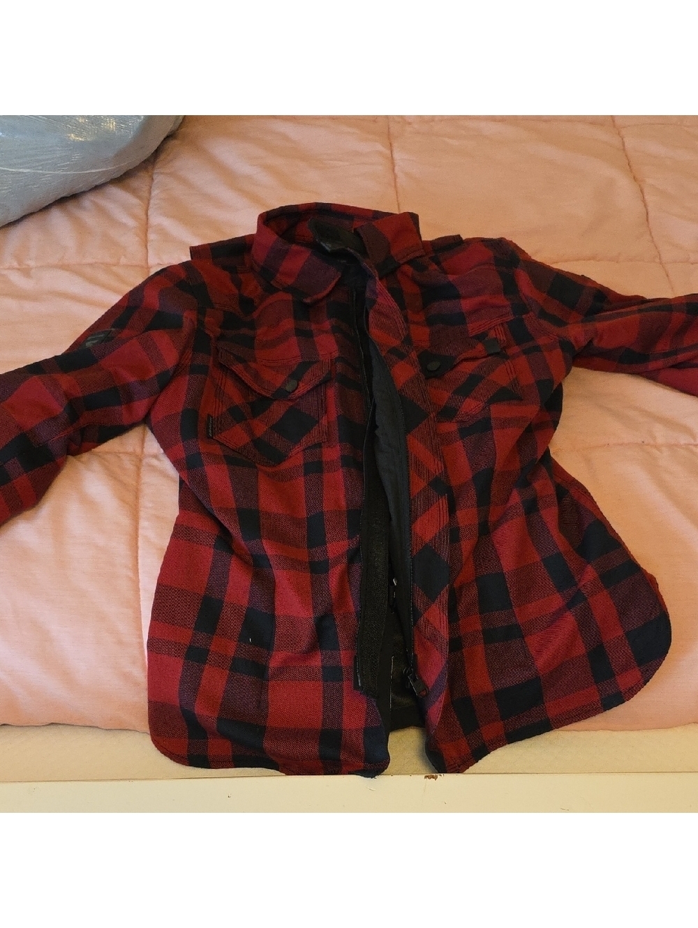 Women's Red Plaid Jacket